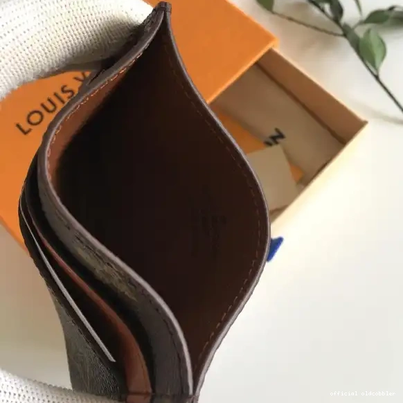 Official oldcobbler LOUIS CARD VUITTON HOLDER 50DOUBLE BANDOULIERE 0514